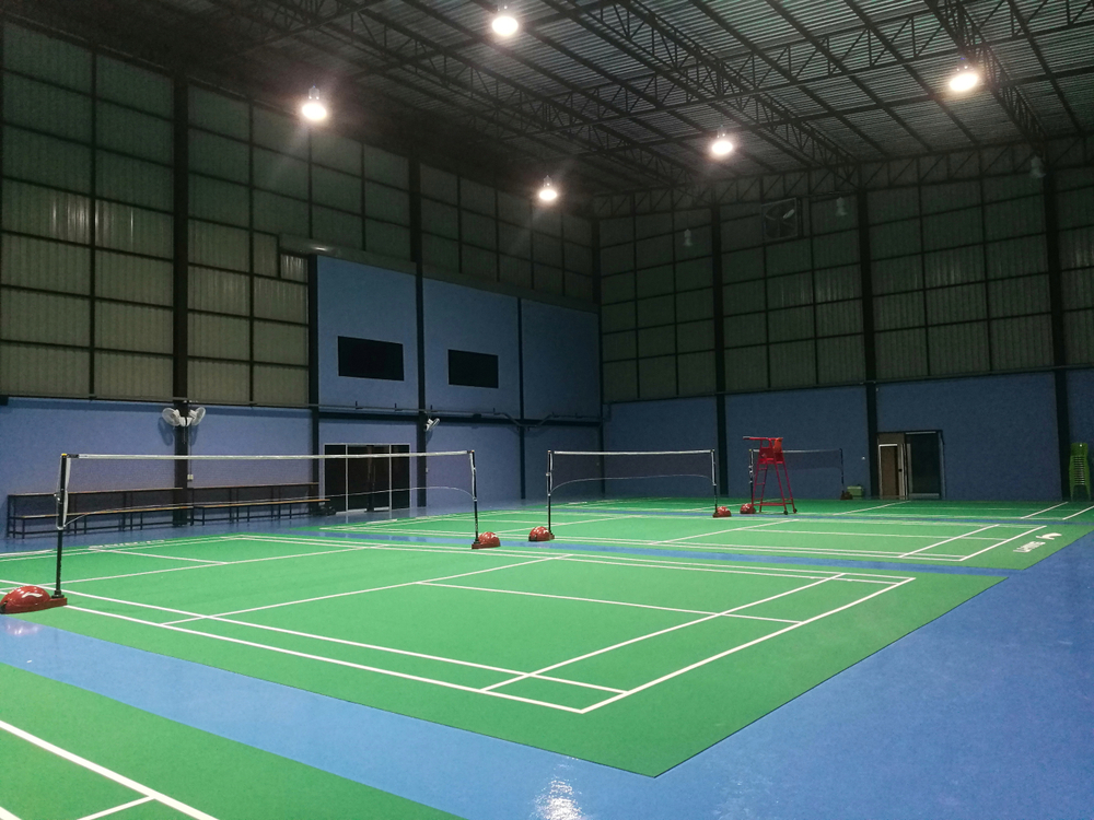 indoor badminton court