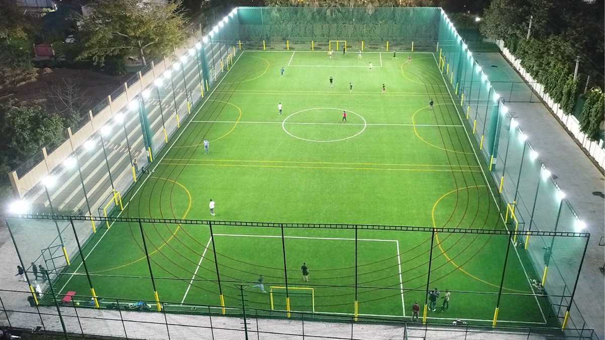 Football turf ground on sale